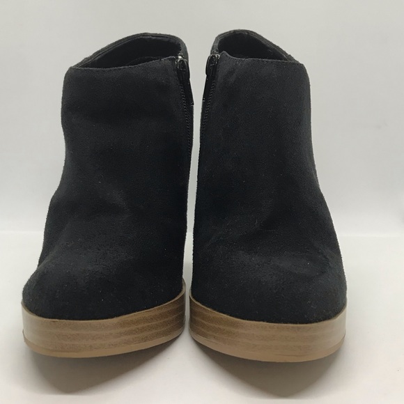 Shiek Black High Heels Platform Ankle Booties - Picture 2 of 7